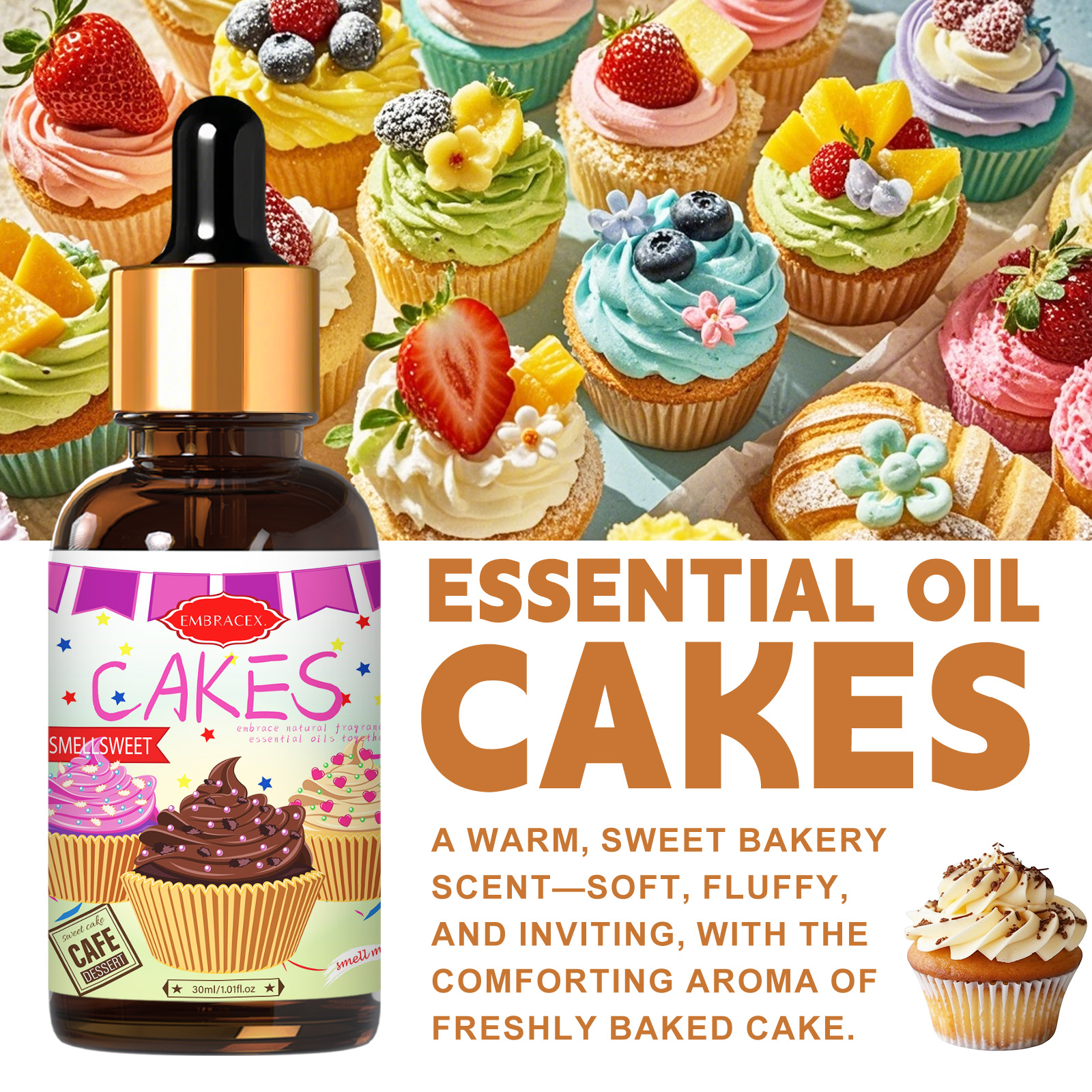 30ml Cakes Essential Oil Car S - Candle Making Supplies Fragrance Oils のレビューと価格