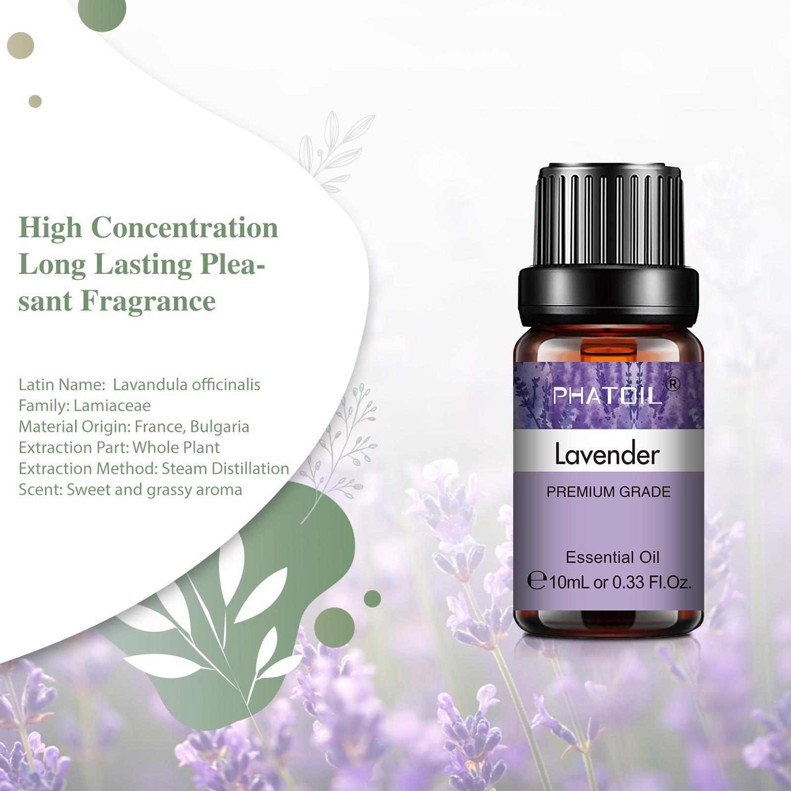 PHATOIL Natural Plant Essentia - Candle Making Supplies Fragrance Oils のレビューと価格