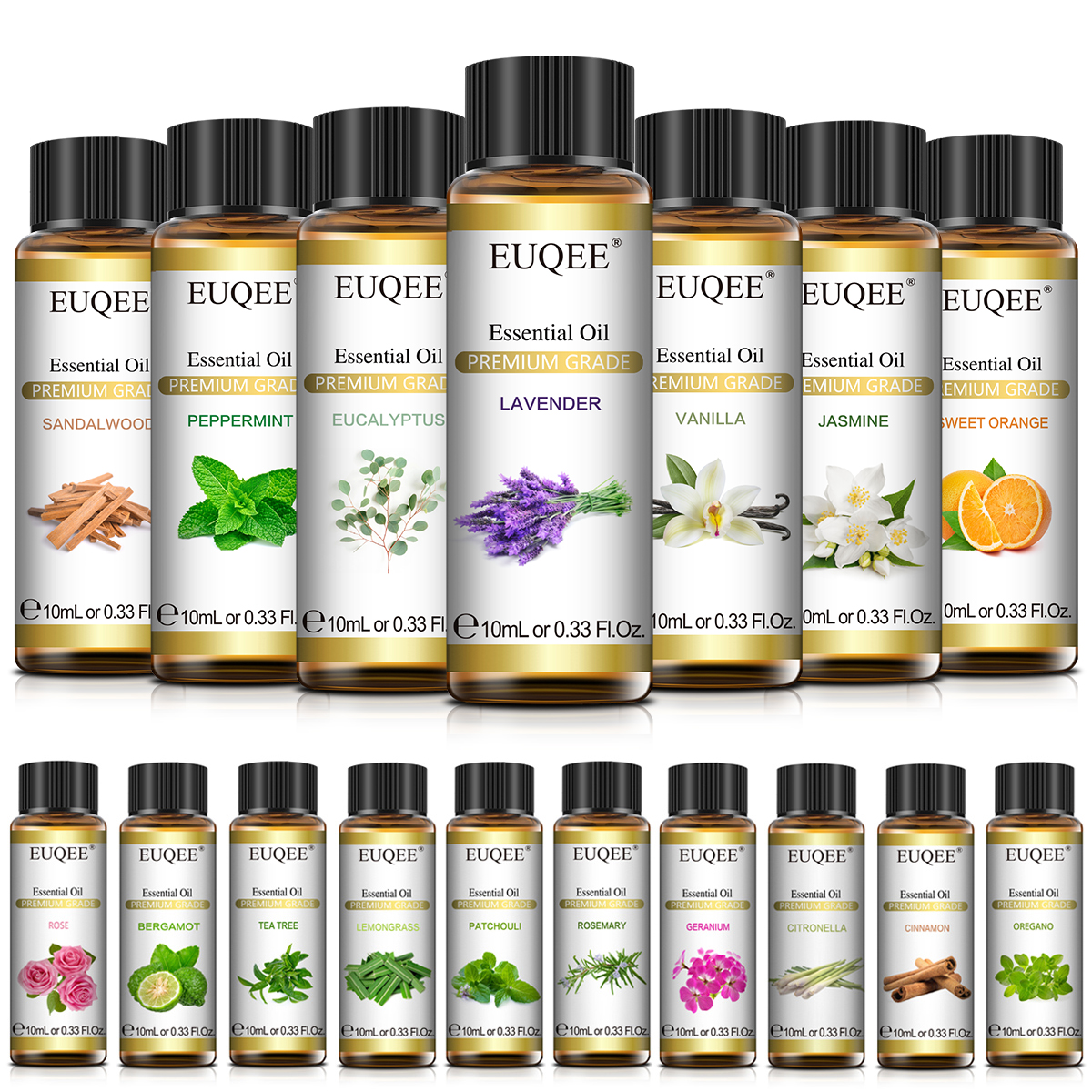 EUQEE 10ml Pure Natural Essent - Candle Making Supplies Fragrance Oils のレビューと価格
