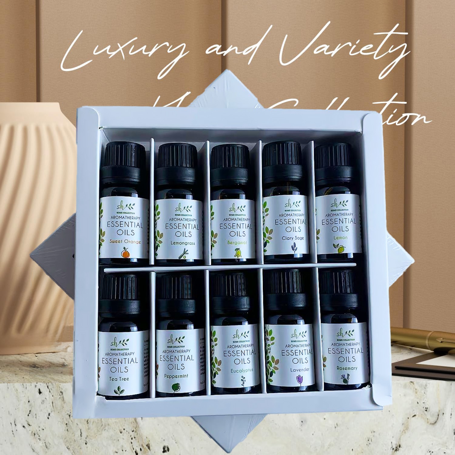 10Pcs Essential Oil Gift Set,  - Candle Making Supplies Fragrance Oils のレビューと価格