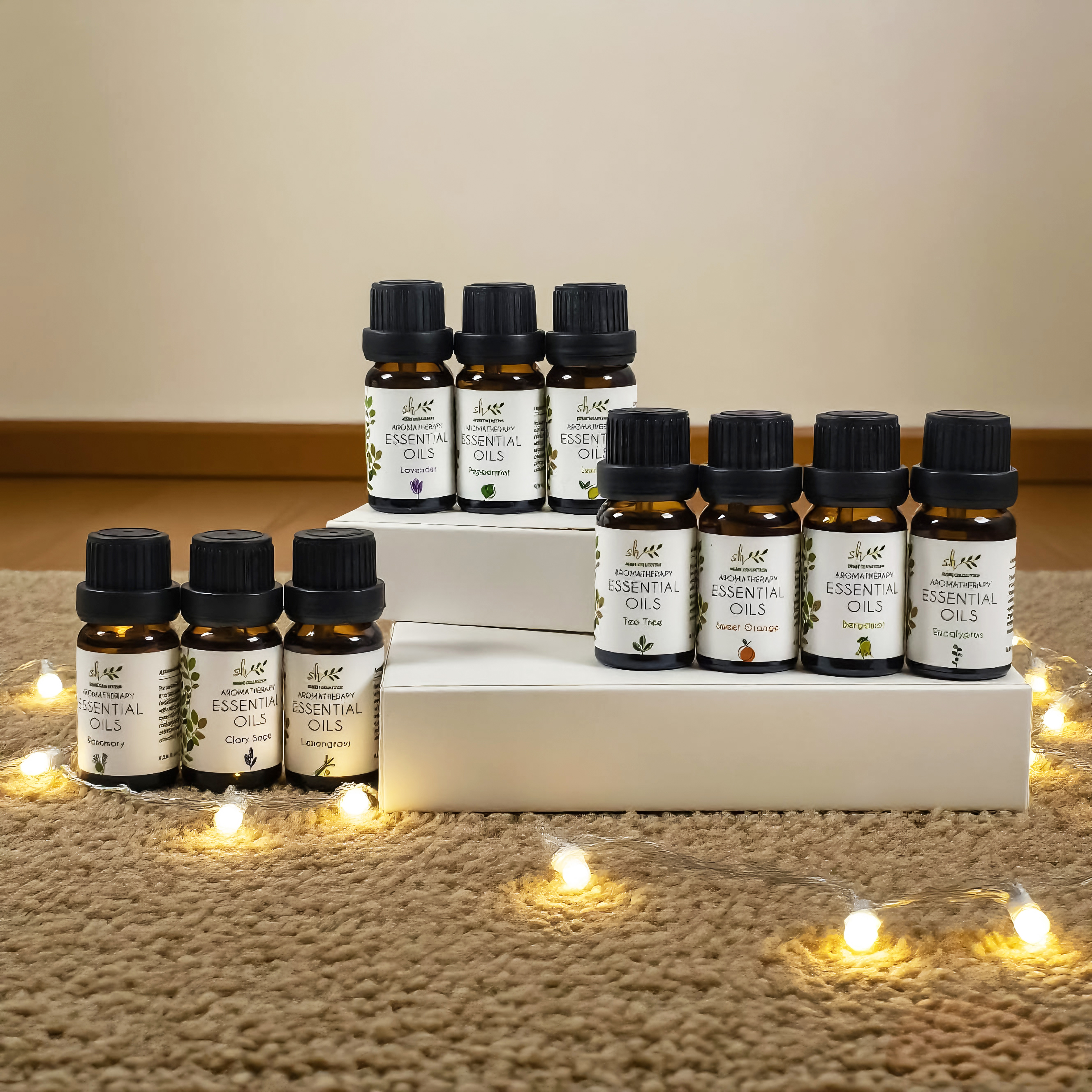10Pcs Essential Oil Gift Set,  - Candle Making Supplies Fragrance Oils のレビューと価格