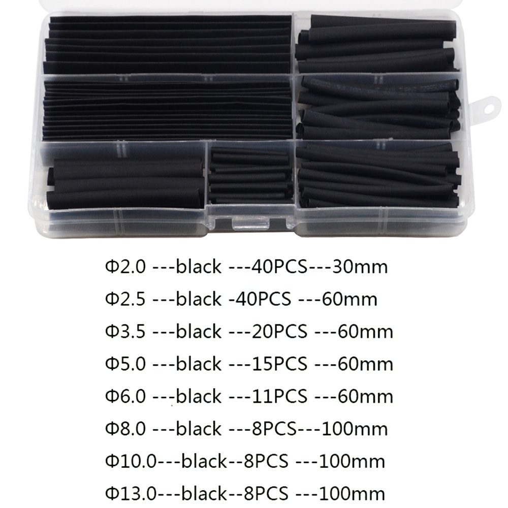 150pcs/Box 2:1 Polyolefin Heat - Shrink Sleeve Pvc のレビューと価格