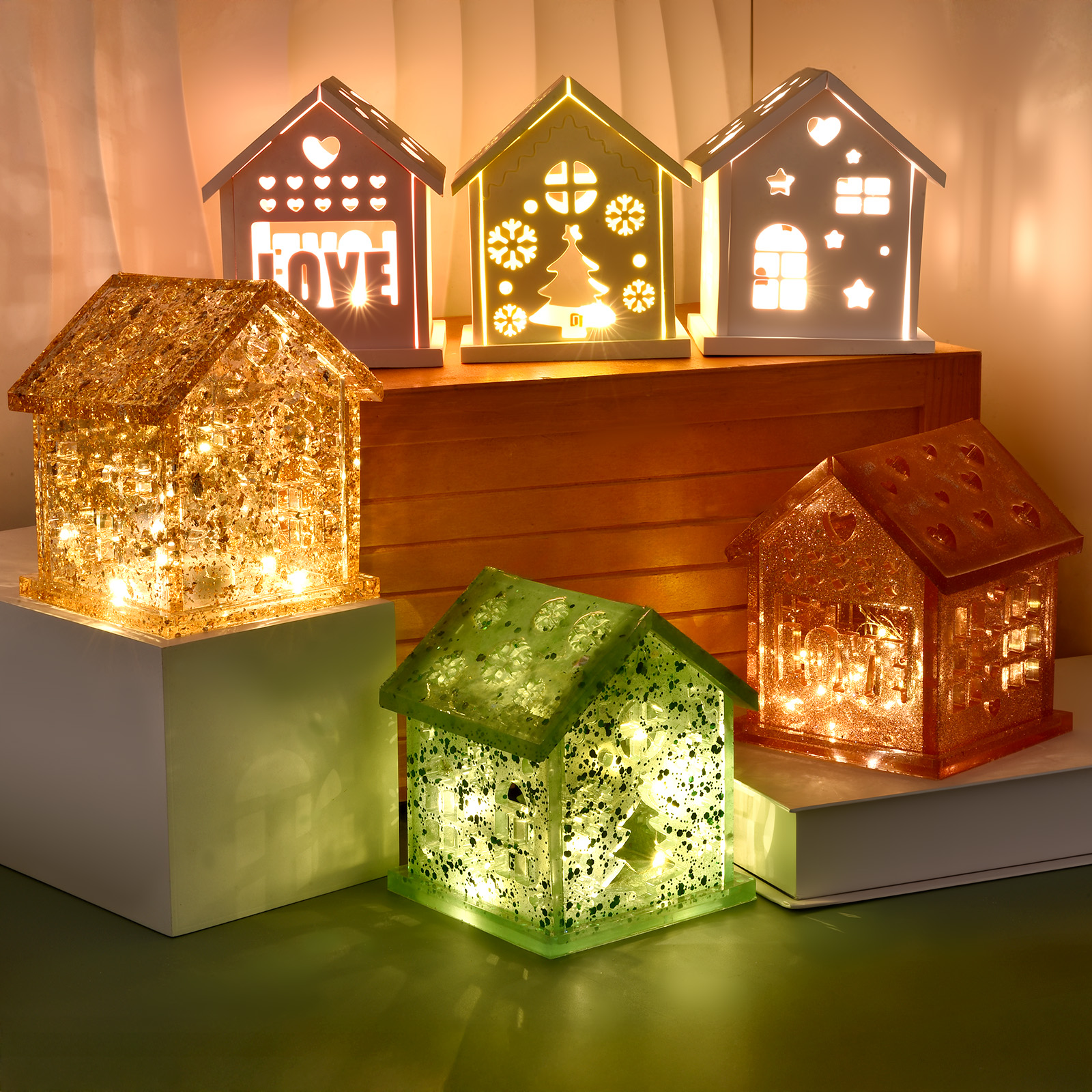 3D House Silicone Mold DIY Chr - Candle Holder Supplies のレビューと価格