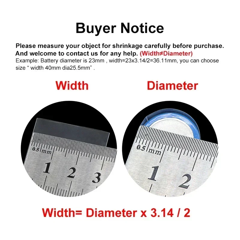 7~ 155mm Transparent PVC Heat  - Shrink Sleeve Pvc のレビューと価格