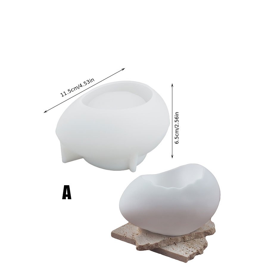[Resin Mold]  Silicone Egg Mol - Candle Holder Supplies のレビューと価格