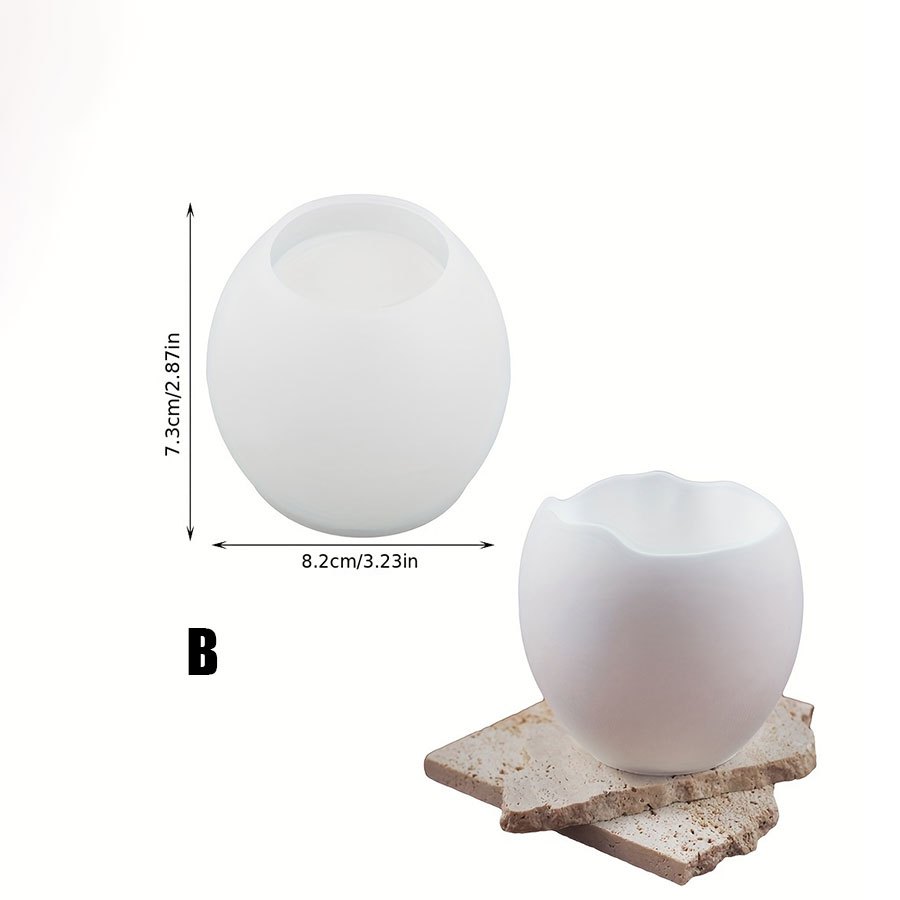 [Resin Mold]  Silicone Egg Mol - Candle Holder Supplies のレビューと価格