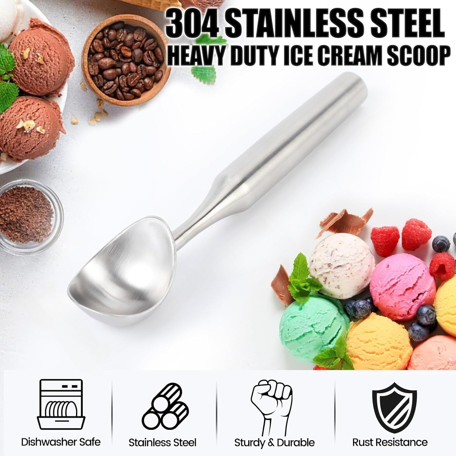 304 Stainless Steel Ice Cream  - Candle Shop のレビューと価格