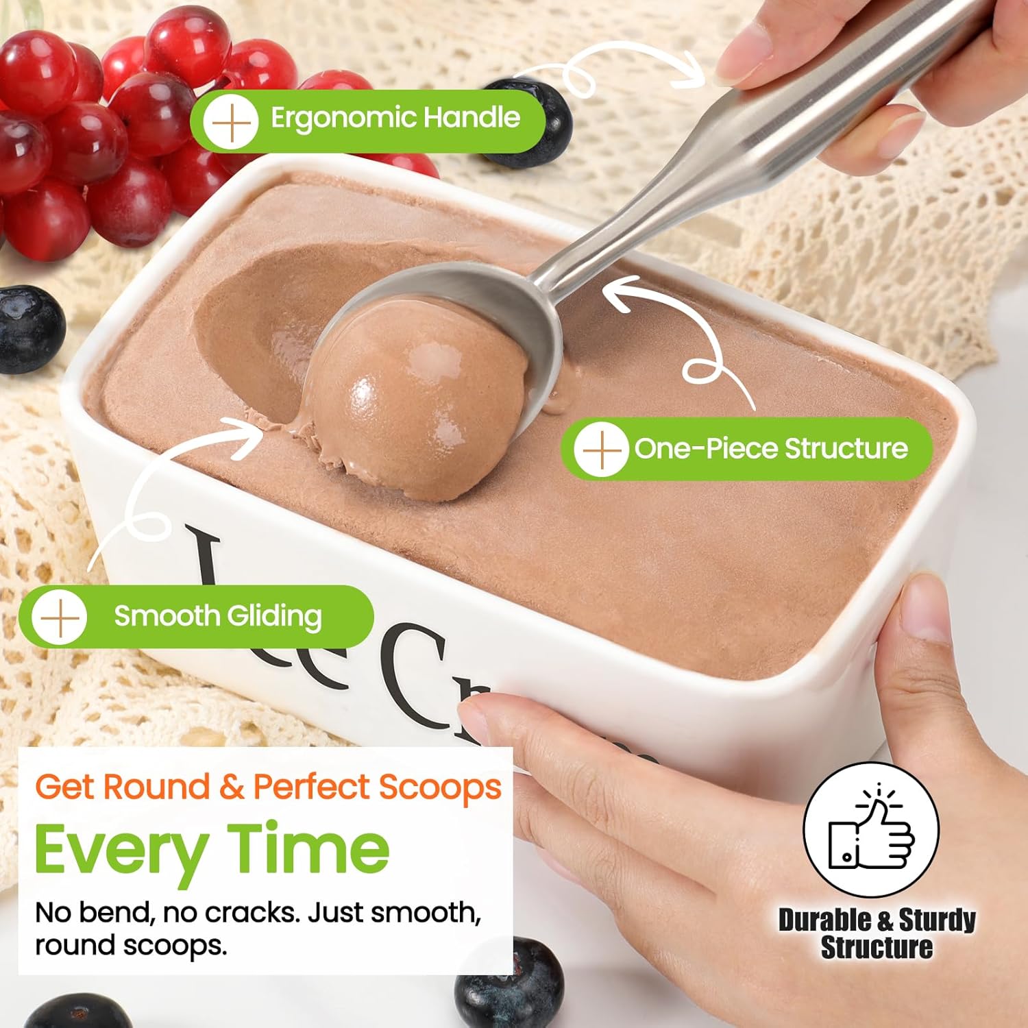 304 Stainless Steel Ice Cream  - Candle Shop のレビューと価格