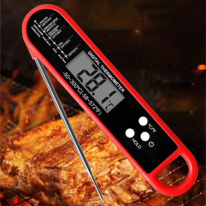 Foldable Meat Thermometer Digi - Digital Thermometer Probe のレビューと価格