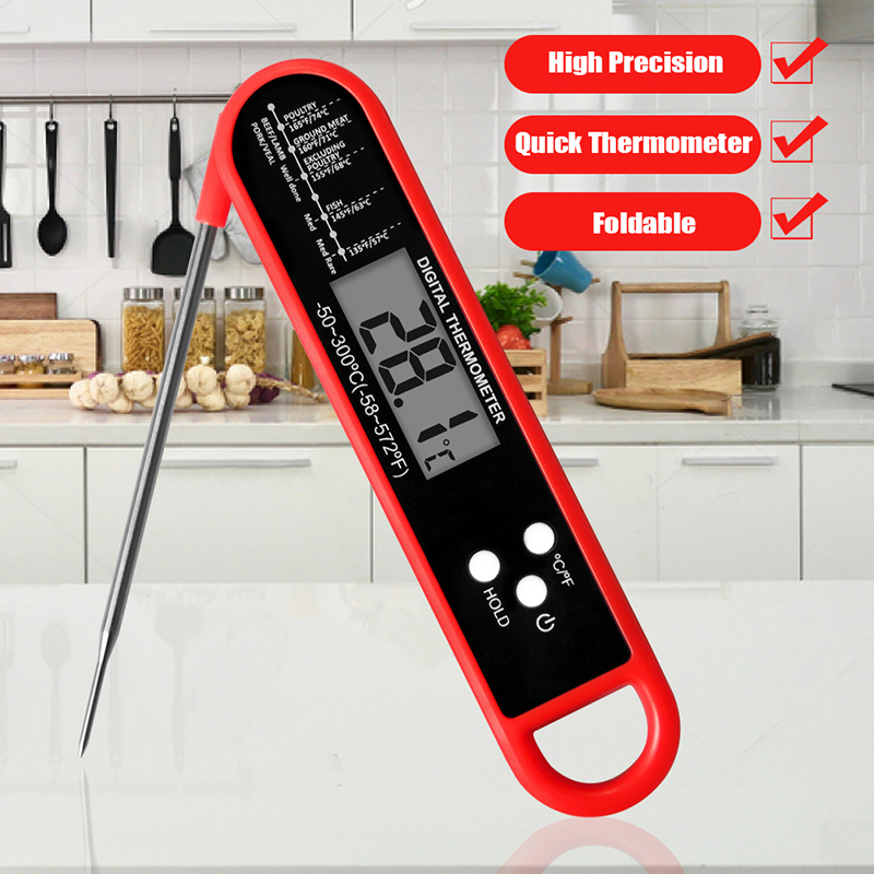 Foldable Meat Thermometer Digi - Digital Thermometer Probe のレビューと価格