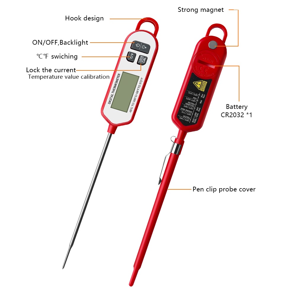 Digital Meat Thermometer  Inst - Digital Thermometer Probe のレビューと価格
