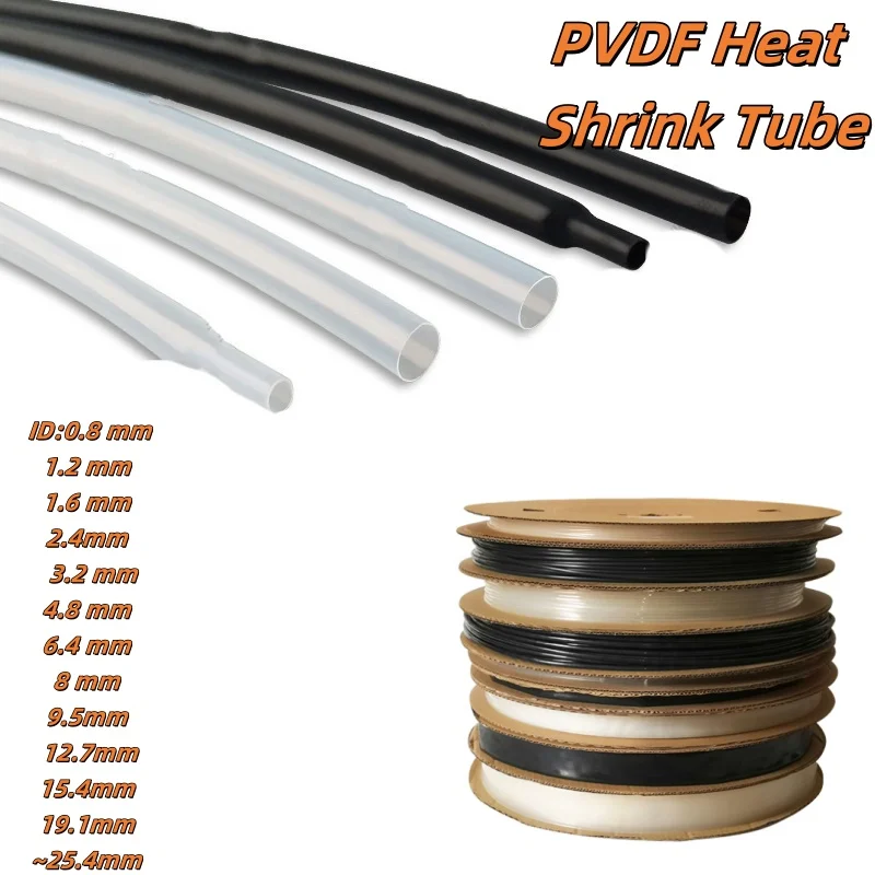 PVDF Heat Shrink Tube ，Black / - Shrink Sleeve Pvc のレビューと価格