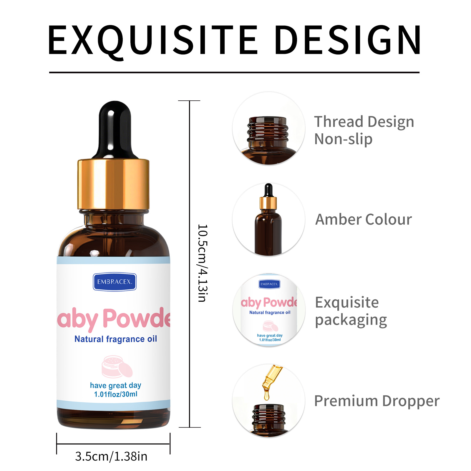 30ml Baby Powder Essential Oil - Candle Making Supplies Fragrance Oils のレビューと価格