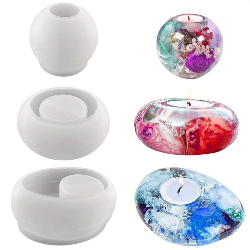 Tealight Candle Holder Resin S - Candle Holder Supplies のレビューと価格