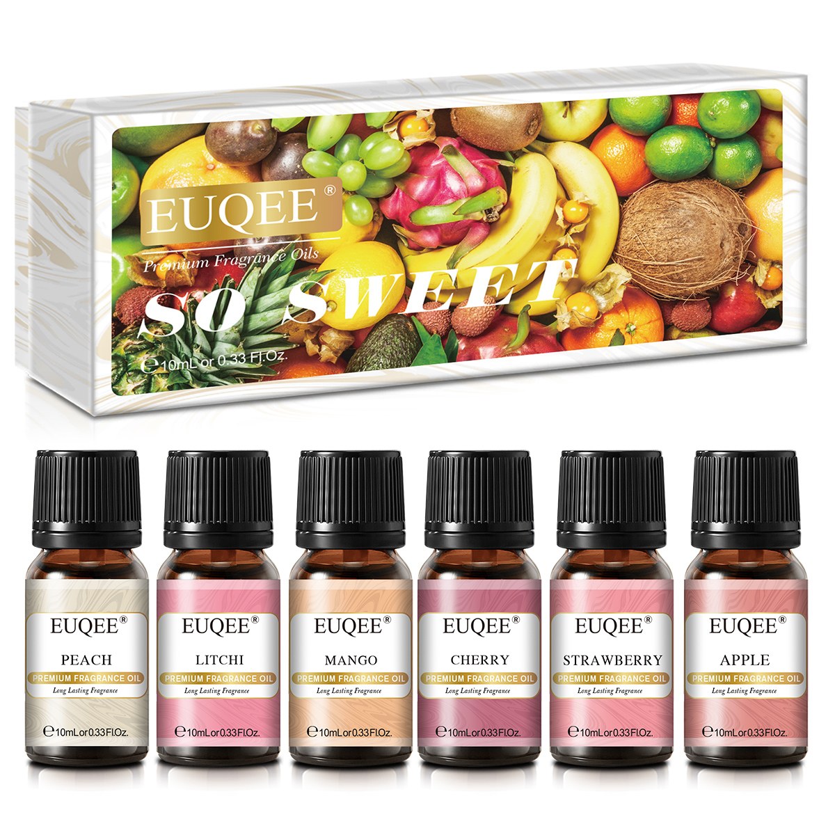 EUQEE 6pcs Fragrance Oils Set  - Candle Making Supplies Fragrance Oils のレビューと価格