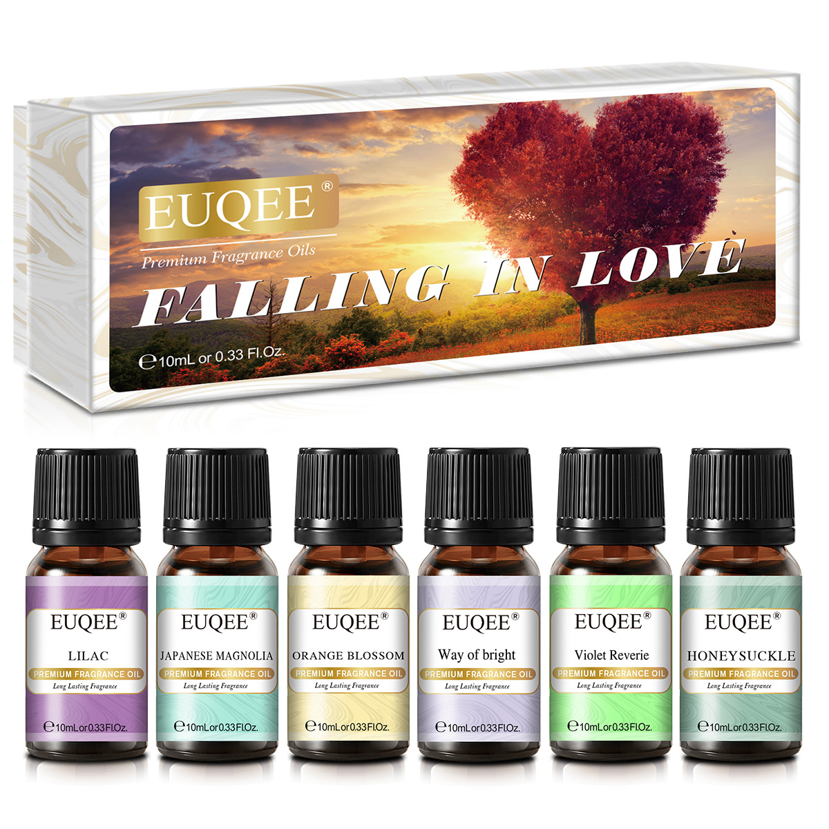 EUQEE 6pcs Fragrance Oils Set  - Candle Making Supplies Fragrance Oils のレビューと価格