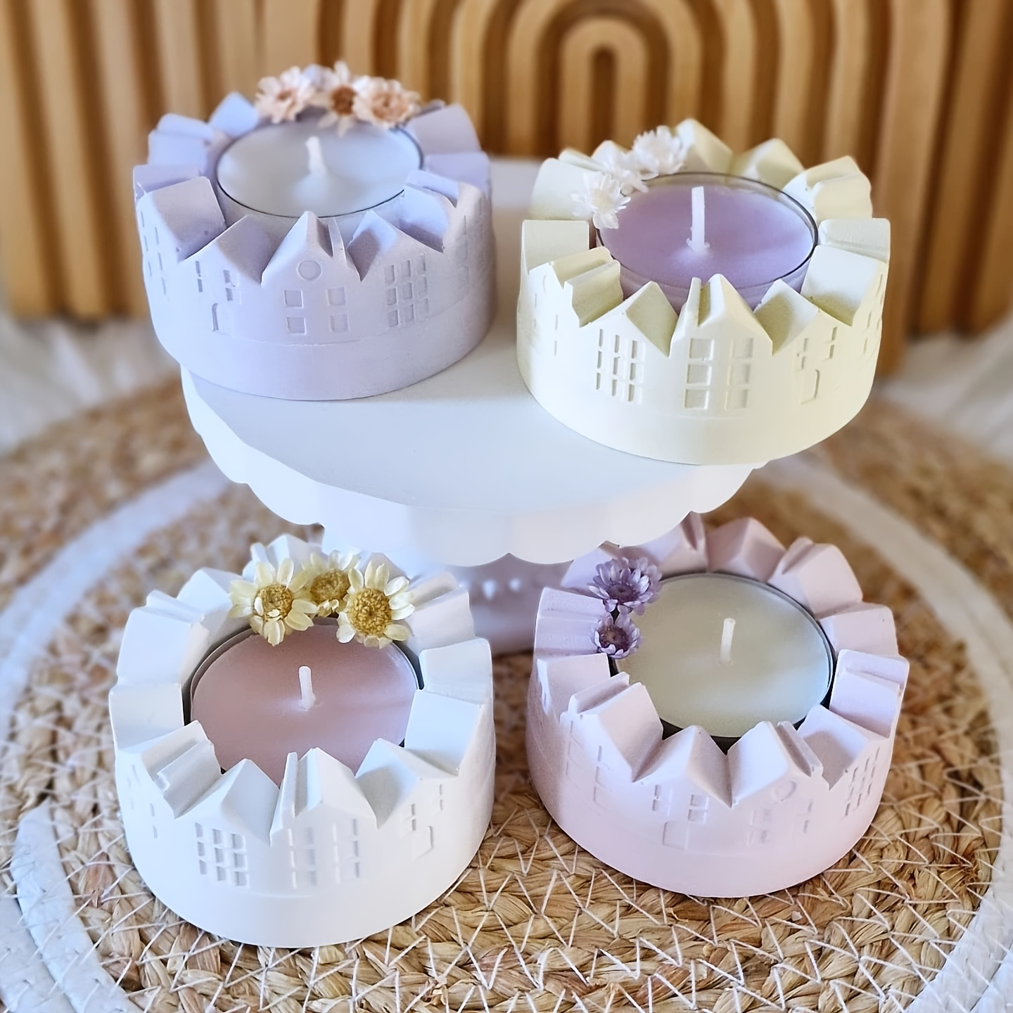 Reusable Silicone Mold Compati - Candle Holder Supplies のレビューと価格