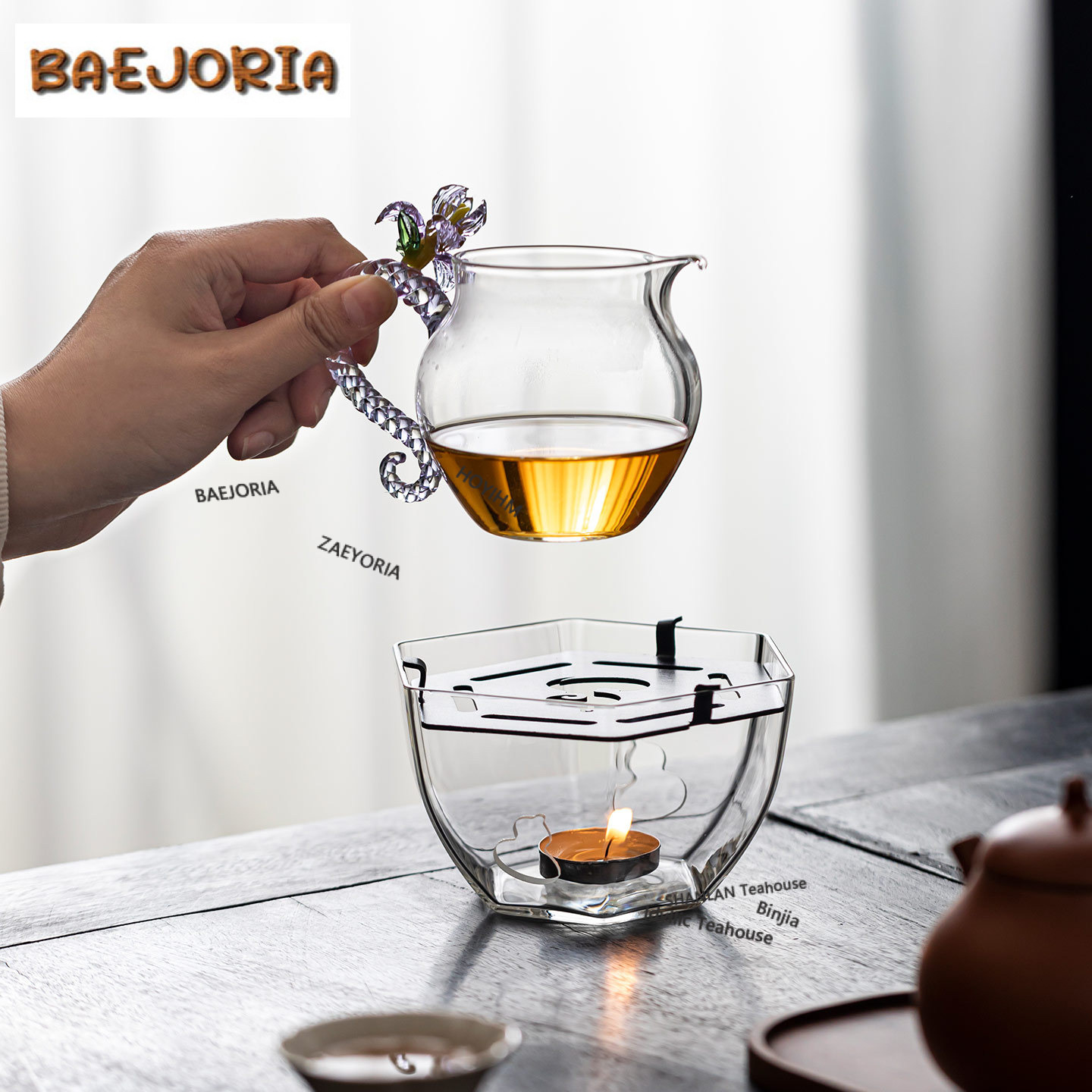 Hexagonal Gourd-shaped Glass T - Candle Holder Supplies のレビューと価格