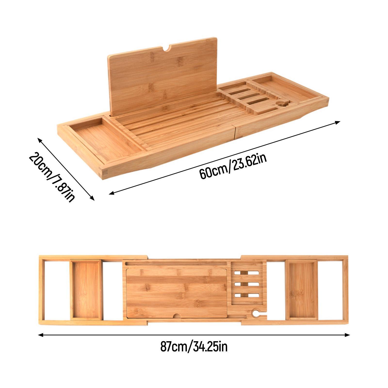Extendable Bathtub Caddy Tray  - Candle Holder Supplies のレビューと価格