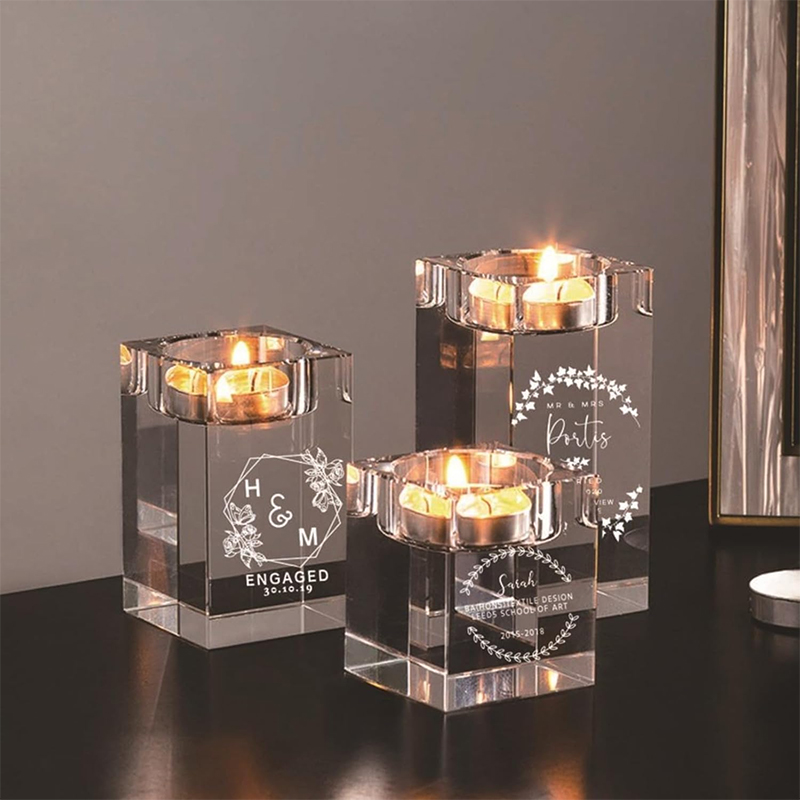 Personalized Photo Crystal Can - Candle Holder Supplies のレビューと価格