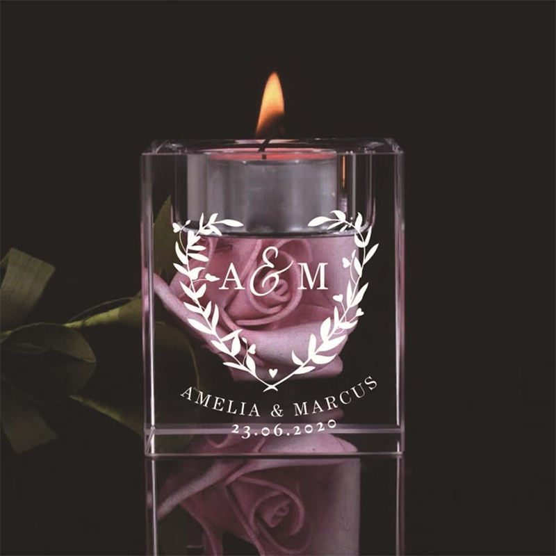 Personalized Photo Crystal Can - Candle Holder Supplies のレビューと価格