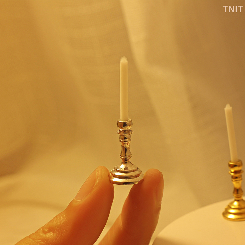 [J] 1Pair 1:12 Dollhouse Minia - Candle Holder Supplies のレビューと価格