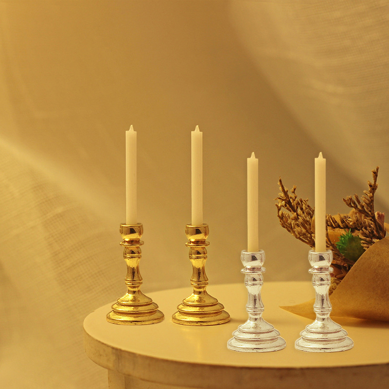 [J] 1Pair 1:12 Dollhouse Minia - Candle Holder Supplies のレビューと価格