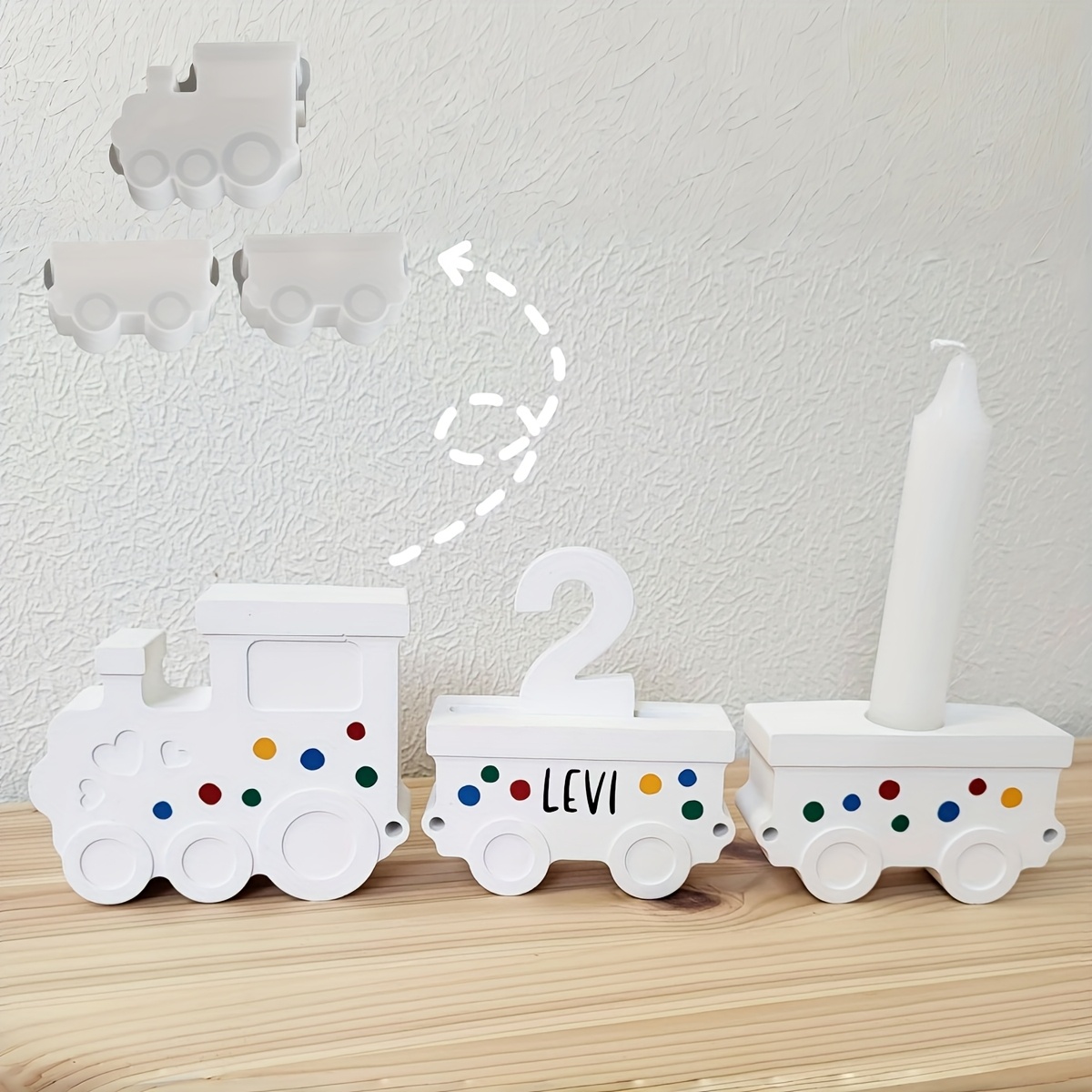 Train Set Resin Silicone Molds - Candle Holder Supplies のレビューと価格