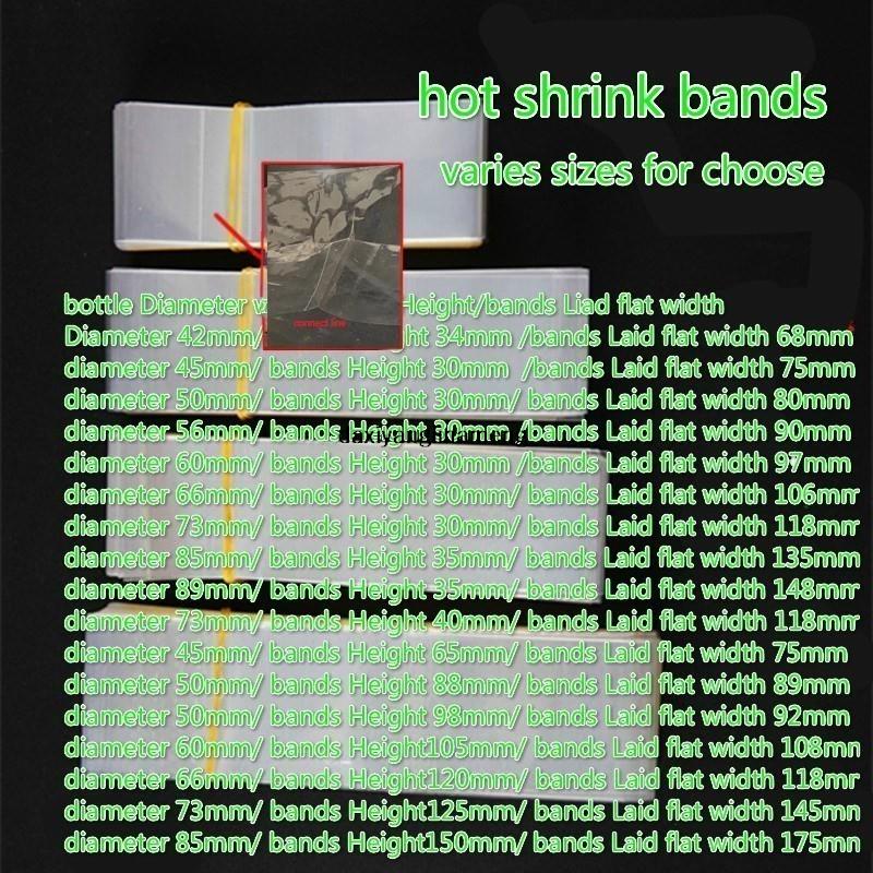 400pcs/lot PVC Hot Heat Shrink - Shrink Sleeve Pvc のレビューと価格