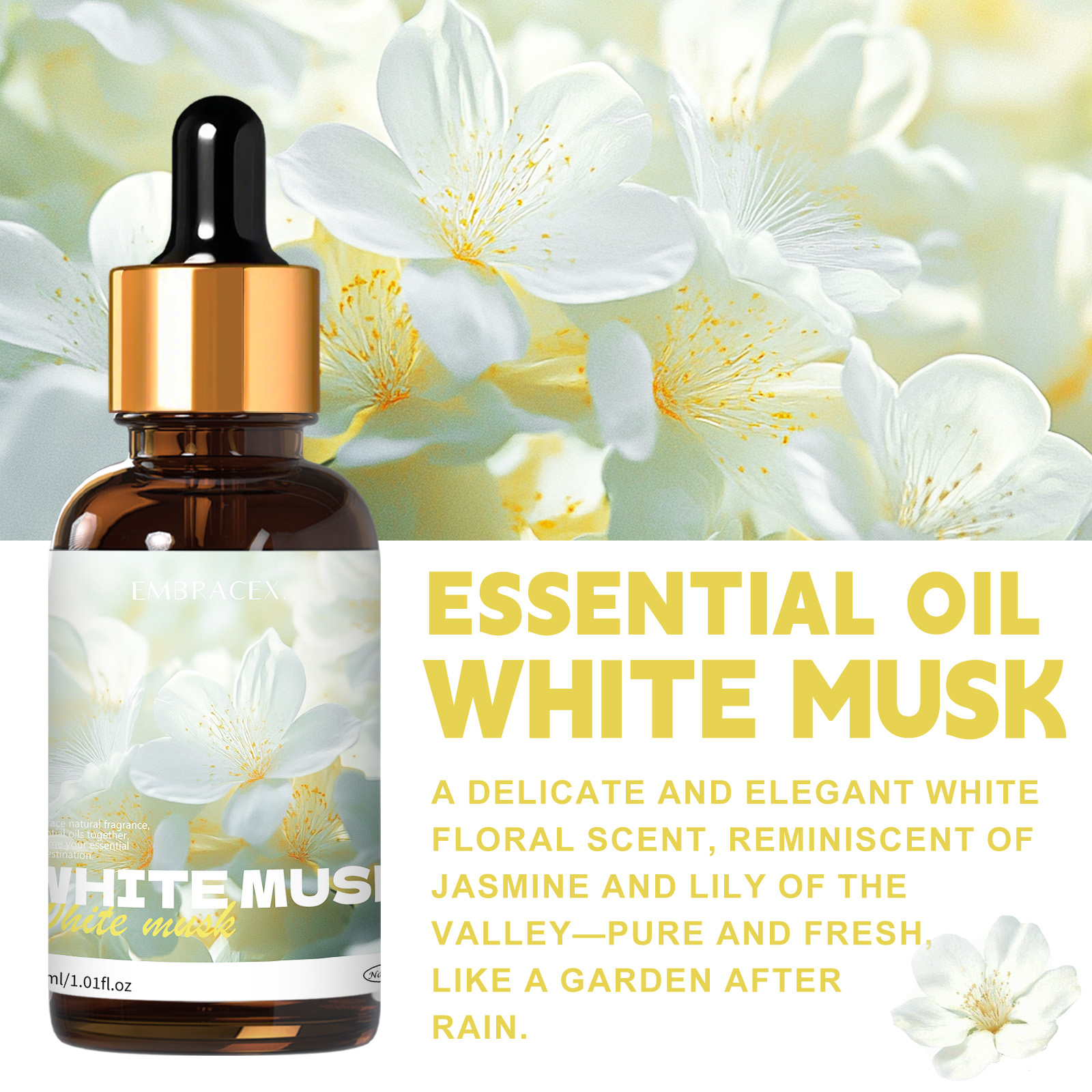 30ml White Musk Essential Oil  - Candle Making Supplies Fragrance Oils のレビューと価格