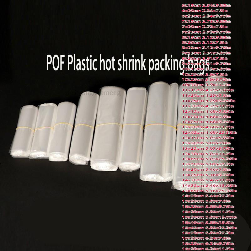 100Pcs/Lot 82 Sizes POF Heat S - Shrink Sleeve Pvc のレビューと価格