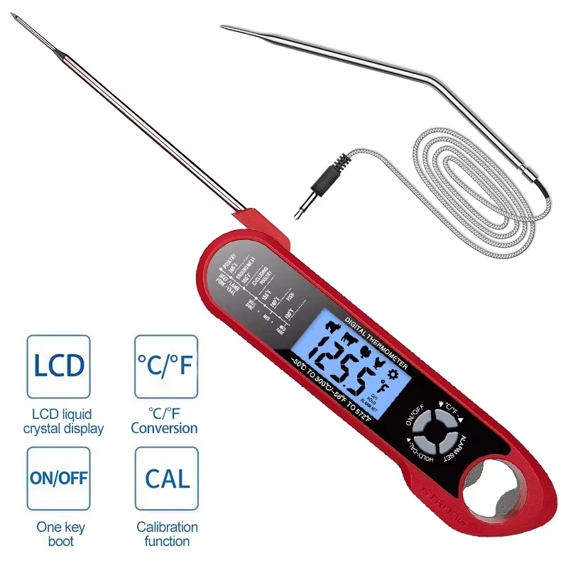 Dual-Probe Meat Thermometer Di - Digital Thermometer Probe のレビューと価格