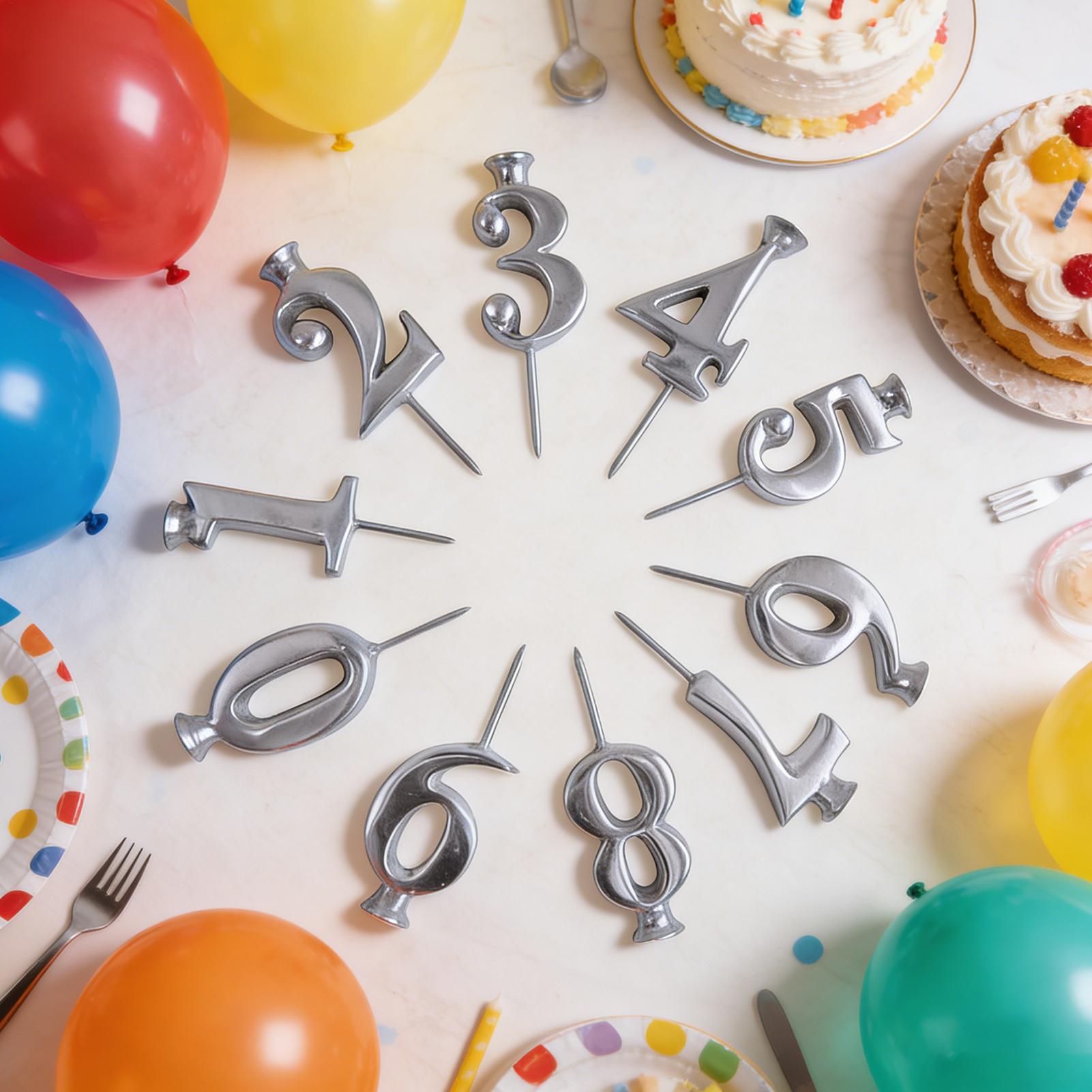 Reusable numbers birthday cand - Candle Holder Supplies のレビューと価格
